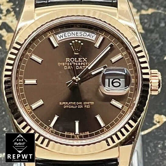 Rolex-Day-Date-118139-Rose-Gold-Case-Brown-Dial-1 Rolex-Day-Date-118139-Rose-Gold-Case-Brown-Dial-1