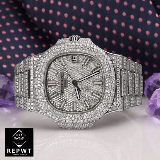 patek_philippe_nautilus_jumbo_white_dial_5719_10G_010_iced_out_replica_front_two-1 patek_philippe_nautilus_jumbo_white_dial_5719_10G_010_iced_out_replica_front_two-1
