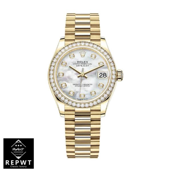 Rolex Datejust 178288 Gold Mother Of Pearl Dial
