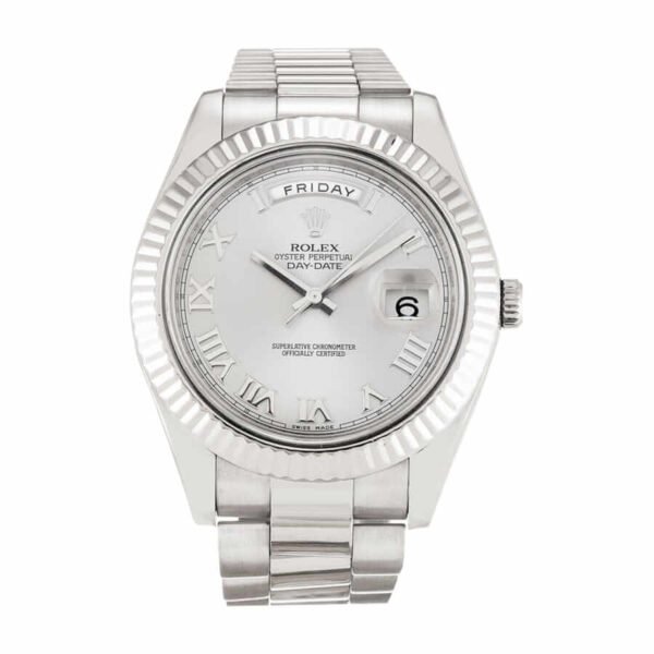 Rolex Day-Date 218239-0041 V6 White Roman Dial