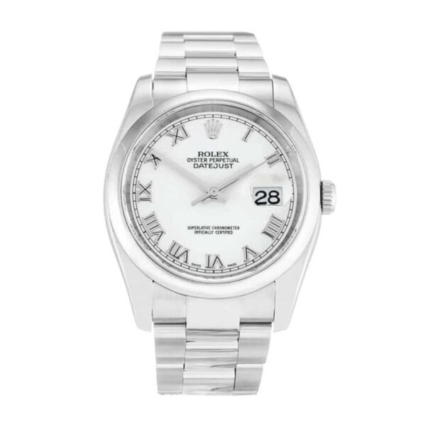 Rolex Oyster Perpetual Datejust White Dial 116200