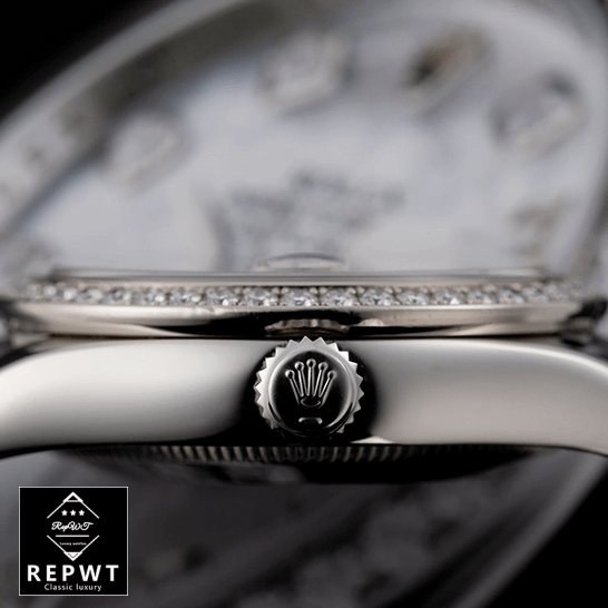 rolex_datejust_178384_white_gold_automatic_black_diamond_dial_jubilee_replica_right-1