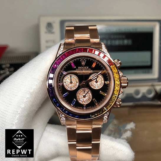 rolex_daytona_cosmograph_rainbow_crystals_bezel_black_dial_116519_oyster_replica_unitedluxurynet rolex_daytona_cosmograph_rainbow_crystals_bezel_black_dial_116519_oyster_replica_unitedluxurynet