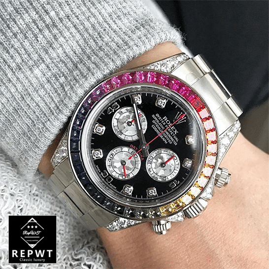 rolex_daytona_cosmograph_white_gold_diamond_set_custom_rainbow_116599RBOW_oyster_replica_women_unitedluxurynet rolex_daytona_cosmograph_white_gold_diamond_set_custom_rainbow_116599RBOW_oyster_replica_women_unitedluxurynet