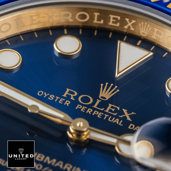 rolex_submariner_blue_dial_gold116618LB_oyster_replica_closepic